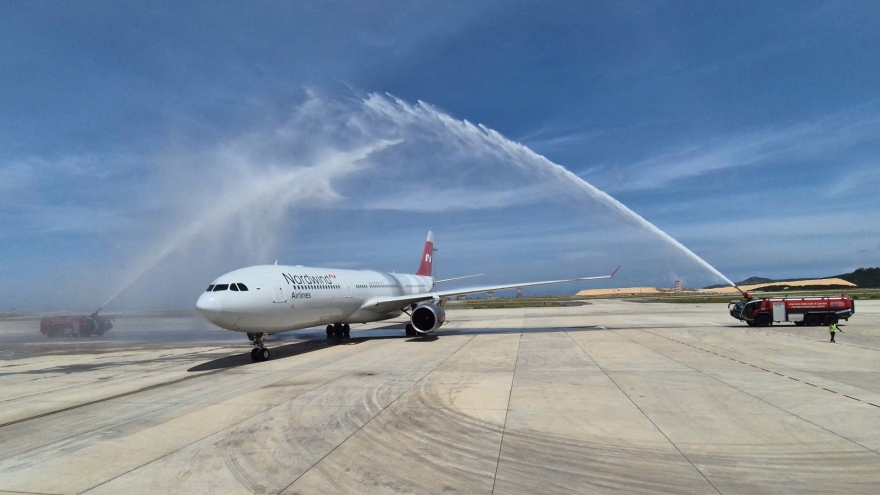 Khánh Hòa đón chuyến bay Nordwind từ Moscow sau gần 5 năm gián đoạn